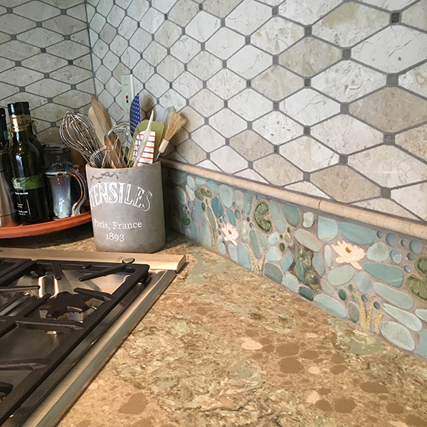 Gina Paris Design Custom Tile Backsplash