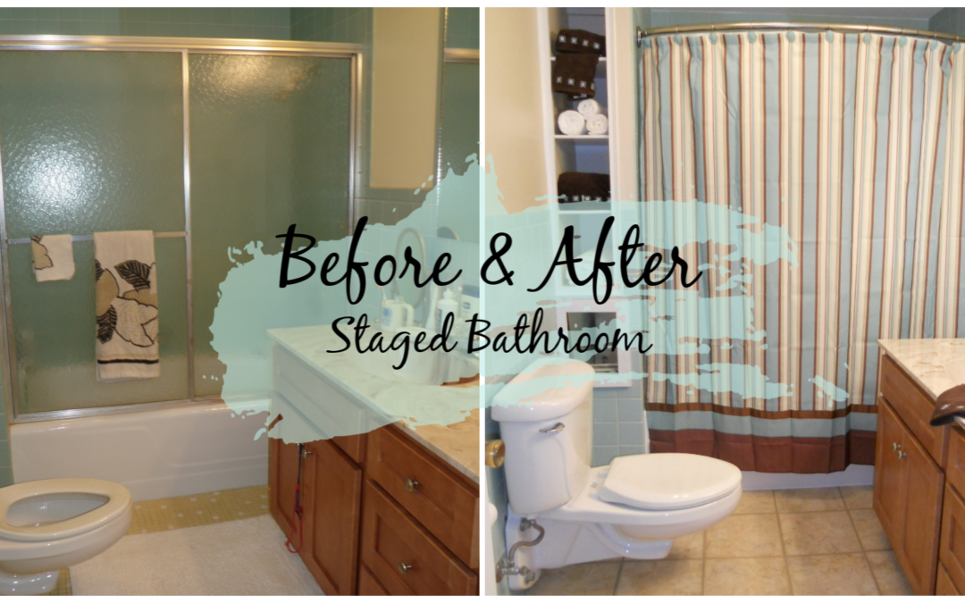 Bathroom Staging Before and After